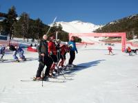 Delegado y entrenadores de la FDIPA con los infantiles II