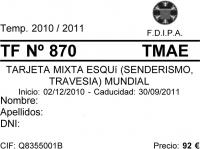 Nueva Tarjeta Mixta TMA